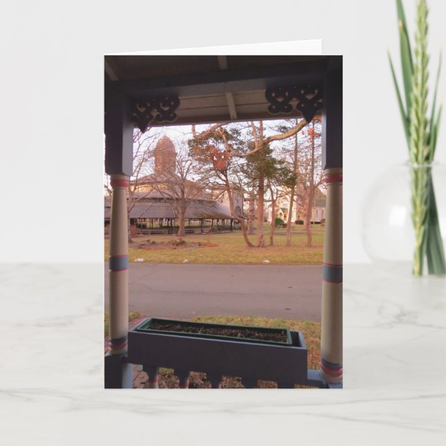 Cartão Tabernacle View do Porch - Martha's Vineyard (Frente)