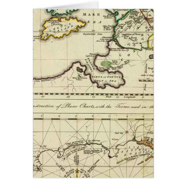 Cartão Tabularum geographicarum (Frente)