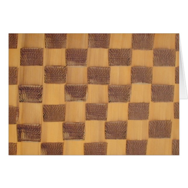 Cartão Tabuleiro de damas (Frente Horizontal)