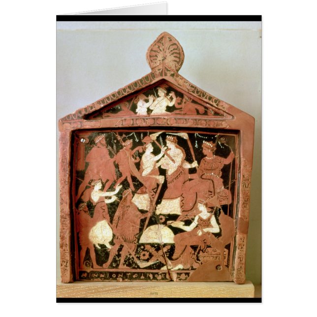 Cartão Tabuleta votiva do sótão (Frente)