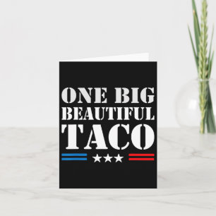 Cartão Taco Apelido Memória - Uma Grande Bela Bill Engraç