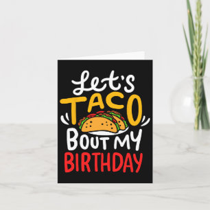 Cartão Taco Birthday Cinco De Mayo