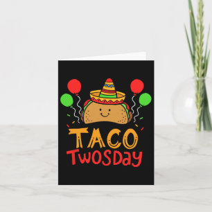 Cartão Taco Cinco Cinco Dias De Mayo 2 Anos Menina Bir
