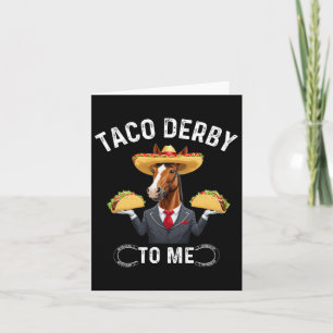 Cartão Taco Derby Para Mim Cinco De Mayo