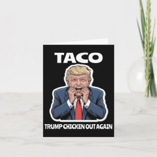 Cartão Taco Engraçado Sempre Cheira Frangos