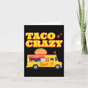Cartão Taco louco divertido cinco de maio