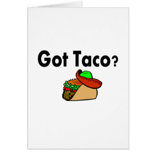 Cartão Taco obtido do Taco