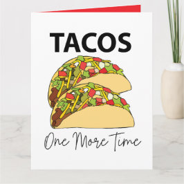Cartão Tacos Mais Uma Vez Comida Mexicana Taco
