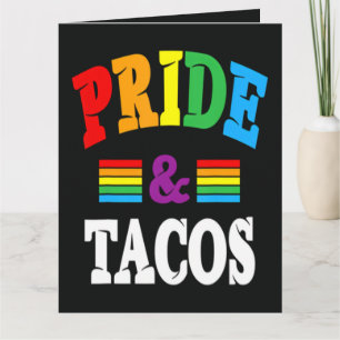 Cartão Tacos Orgulho Lgbt Lgbtq Gay