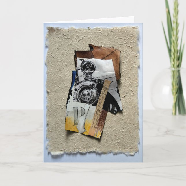 Cartão Tacot 1 Banger Collage Greeting Card (Frente)