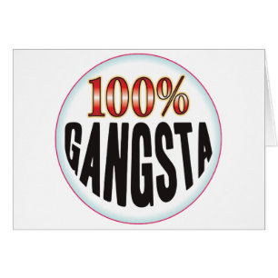 Cartão Tag de Gangsta