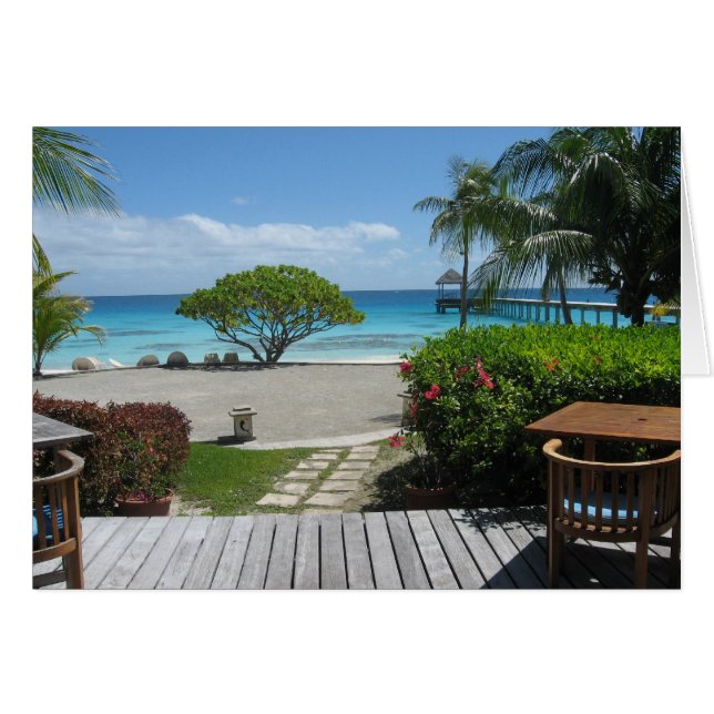 Cartão Tahiti Getaway (Frente Horizontal)