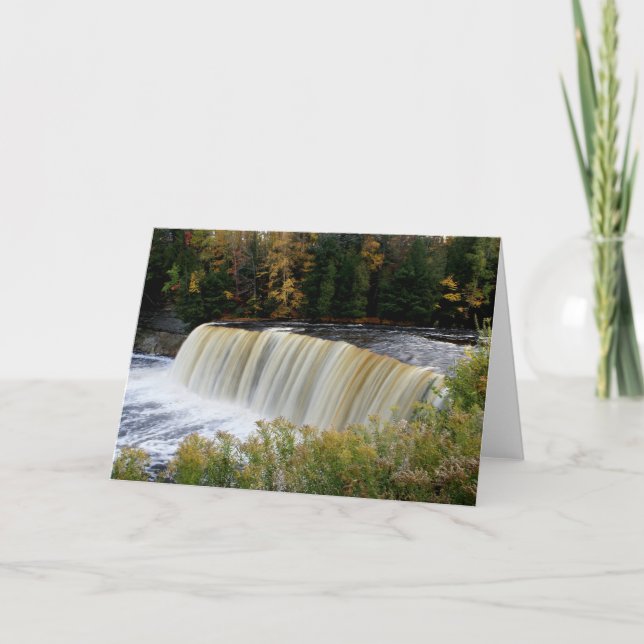 Cartão Tahquamenon Falls 2651 Greeting Card (Frente)