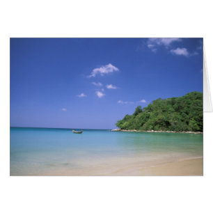 Cartão Tailândia, Ilha de Phuket. Praia.