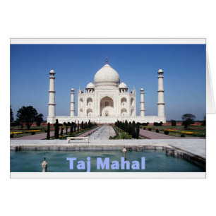 Cartão Taj Mahal