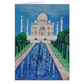Cartão Taj Mahal