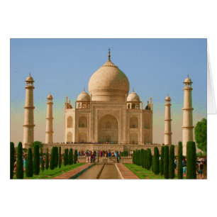 Cartão taj mahal bright