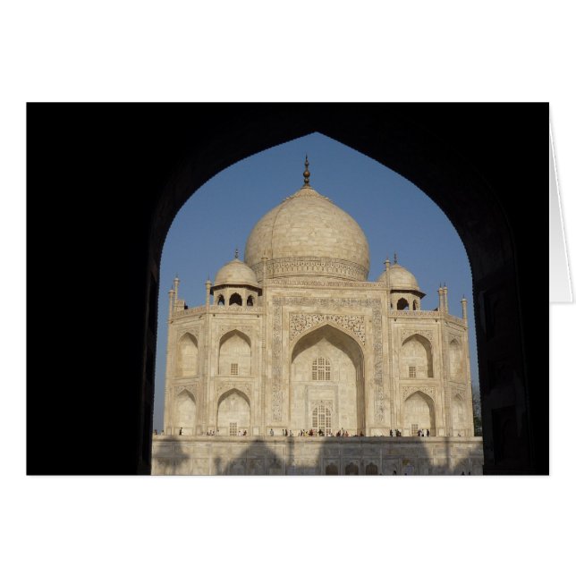 Cartão taj mahal shadow (Frente Horizontal)