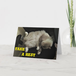Cartão Take a rest, card