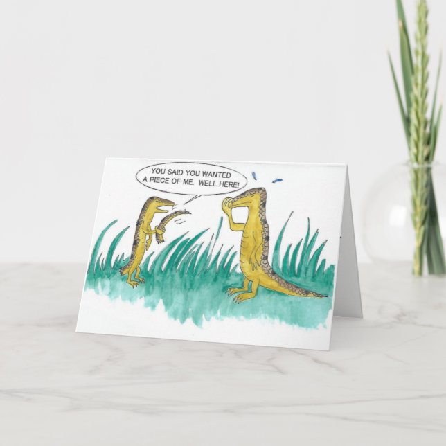 CARTÃO TAKING A PIECE OF ME BIRTHDAY CARD (Frente)