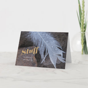 Cartão Tal material como sonha citações de CC0844