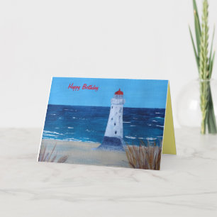 Cartão Talacre Lighthouse Acrylic Impressão