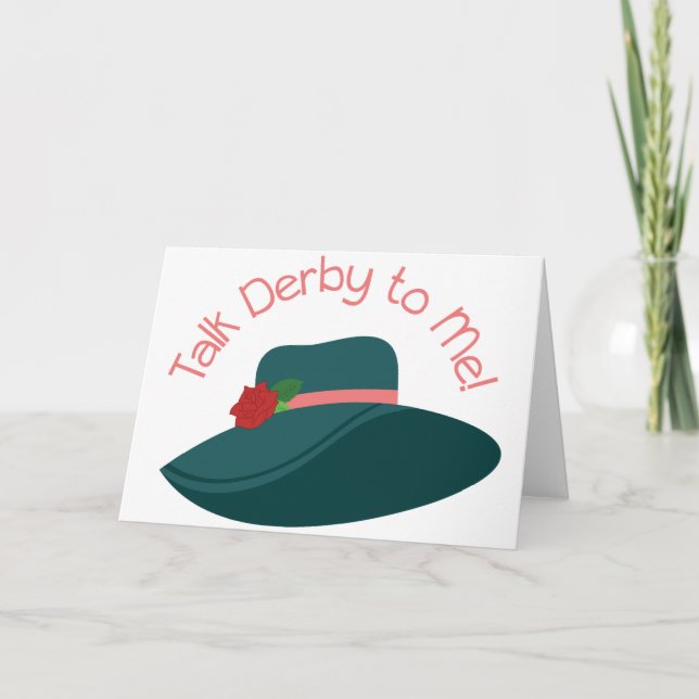 Cartão Talk Derby (Frente)