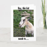 CARTÃO TALKING GOAT WANT TO SAY HAPPY BRITHDAY SISTER<br><div class="desc">THIS "TALKING GOAT" IS SO READY TO GET "OUT" AND SAY "HAPPY BIRTHDAY TO HIS OR HER SISTER" ON HER SPECIAL DAY!</div>