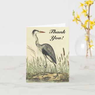 Cartão Tall Bird, "Thank You!", Vintage Look