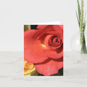 Cartão tall red rose