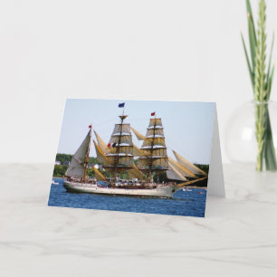 Cartão Tall Ship Europa Greeting Card