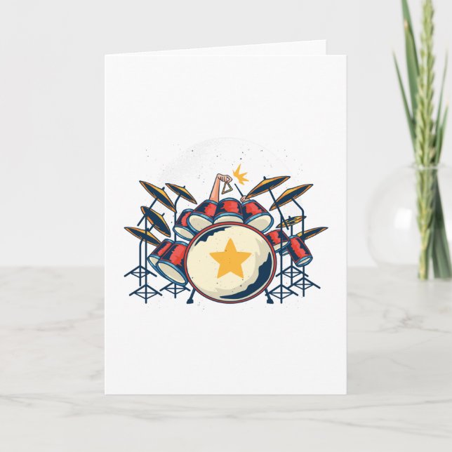 Cartão Tambores (Frente)