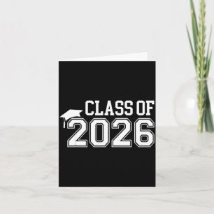 Cartão Tampa de formatura do ensino médio da turma de 202