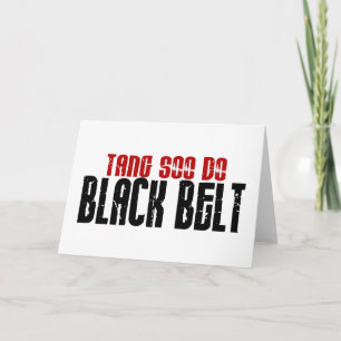Cartão Tang Soo Do Black Belt Karate