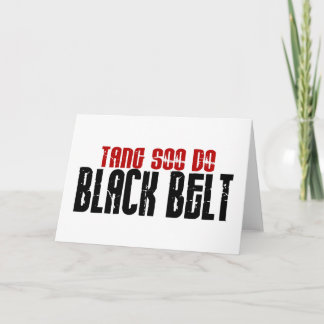 Cartão Tang Soo Do Black Belt Karate