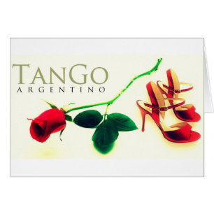Cartão Tango argentino vintage