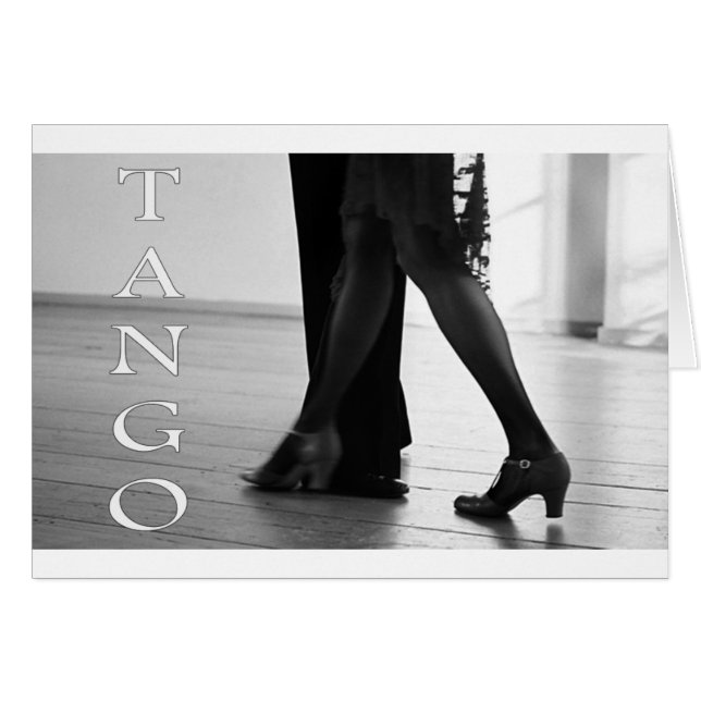 Cartão Tango Dance legal design! (Frente Horizontal)