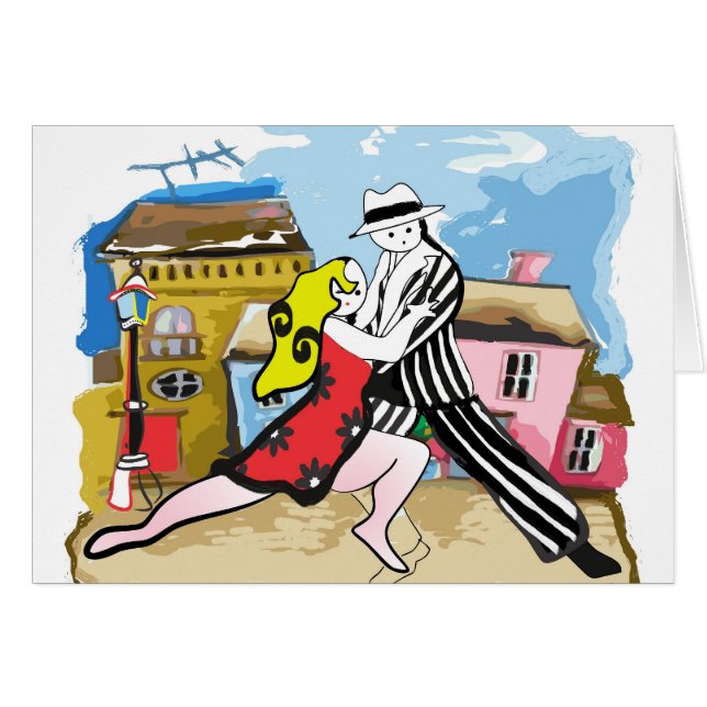 Cartão Tango de Tangueros (Frente Horizontal)