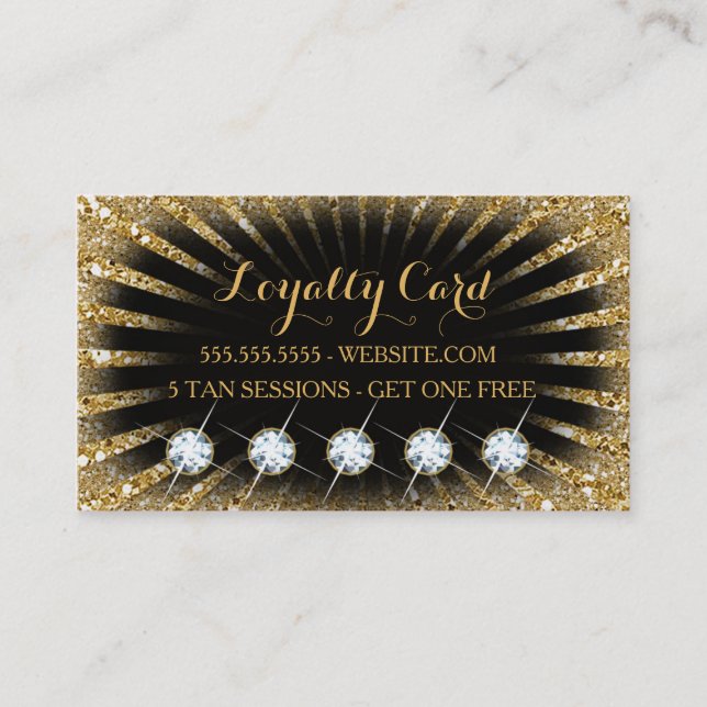 Cartão Tanning da lealdade 311 (Frente)