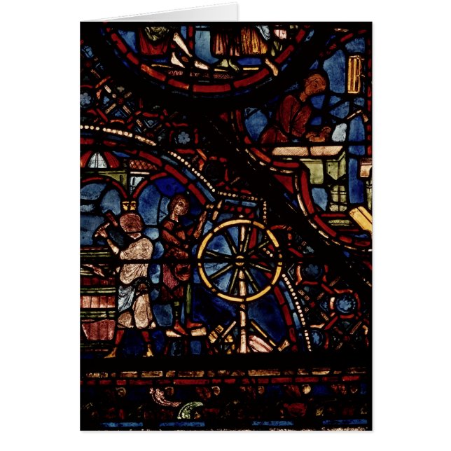 Cartão Tanoeiros no trabalho, da vida do St. juliana (Frente)