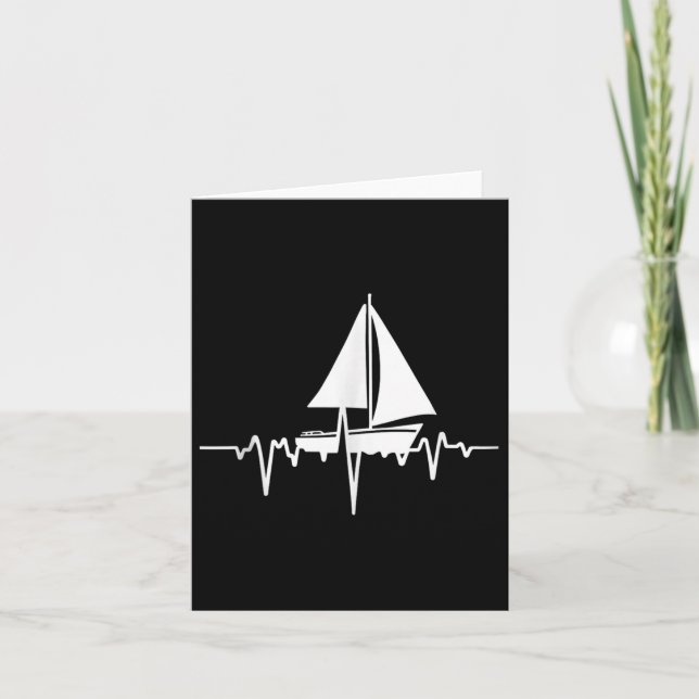 Cartão Tanque de Design de vela minimalista (Frente)