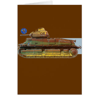 CARTÃO TANQUE DE GUERRA FRANCÊS