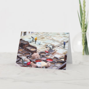 Cartão Tanques Fes, Marrocos