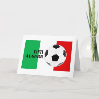 Cartão Tanti Auguri - Parabéns em italiano