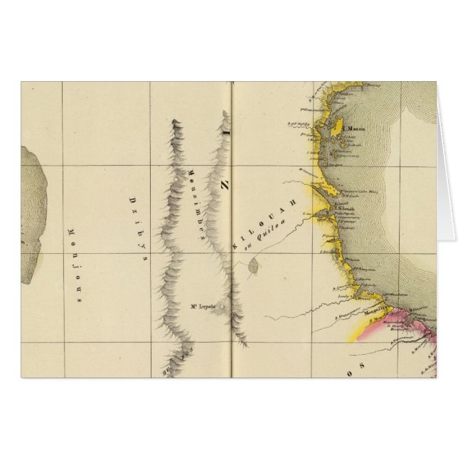 Cartão Tanzânia, Moçambique 43 (Frente Horizontal)