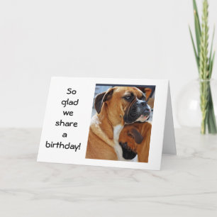 CARTÃO TÃO FELIZ QUE COMPARTILHAMOS UM ANIVERSÁRIO