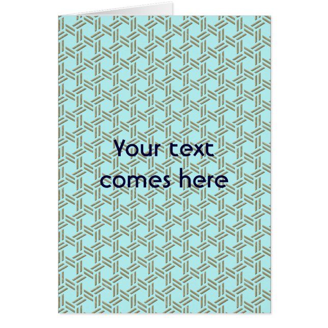 Cartão tapete de corrida (Frente)