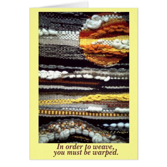 Cartão 'Tapete de parede' (Frente)