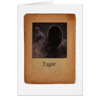 Cartão Tapir