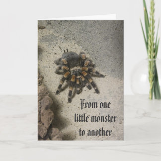 Cartão Tarantula Monster Birthday Card
